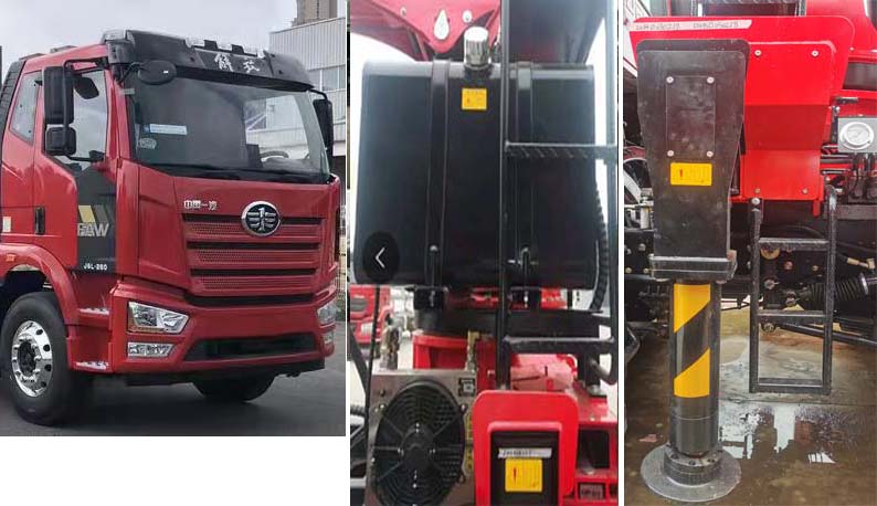 石盛航牌SSH5240JSQCA隨車起重運輸車公告圖片