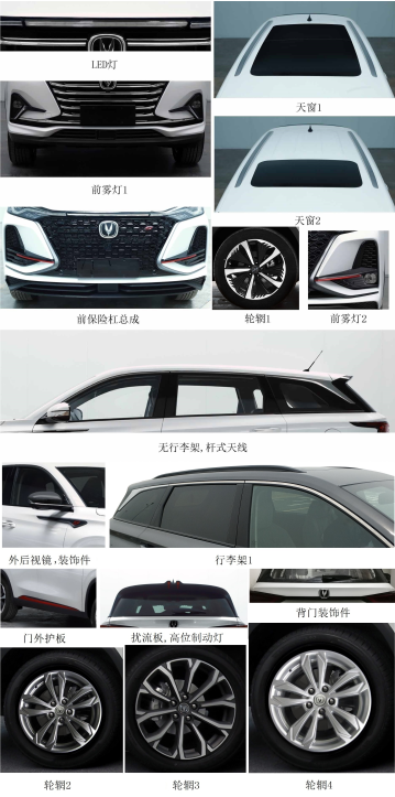 長安牌SC5028TXUAAA6巡邏車公告圖片