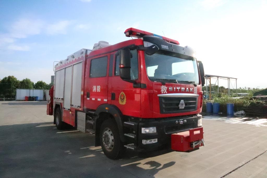 WHG5140TXFJY80/SVIA型抢险救援消防车图片