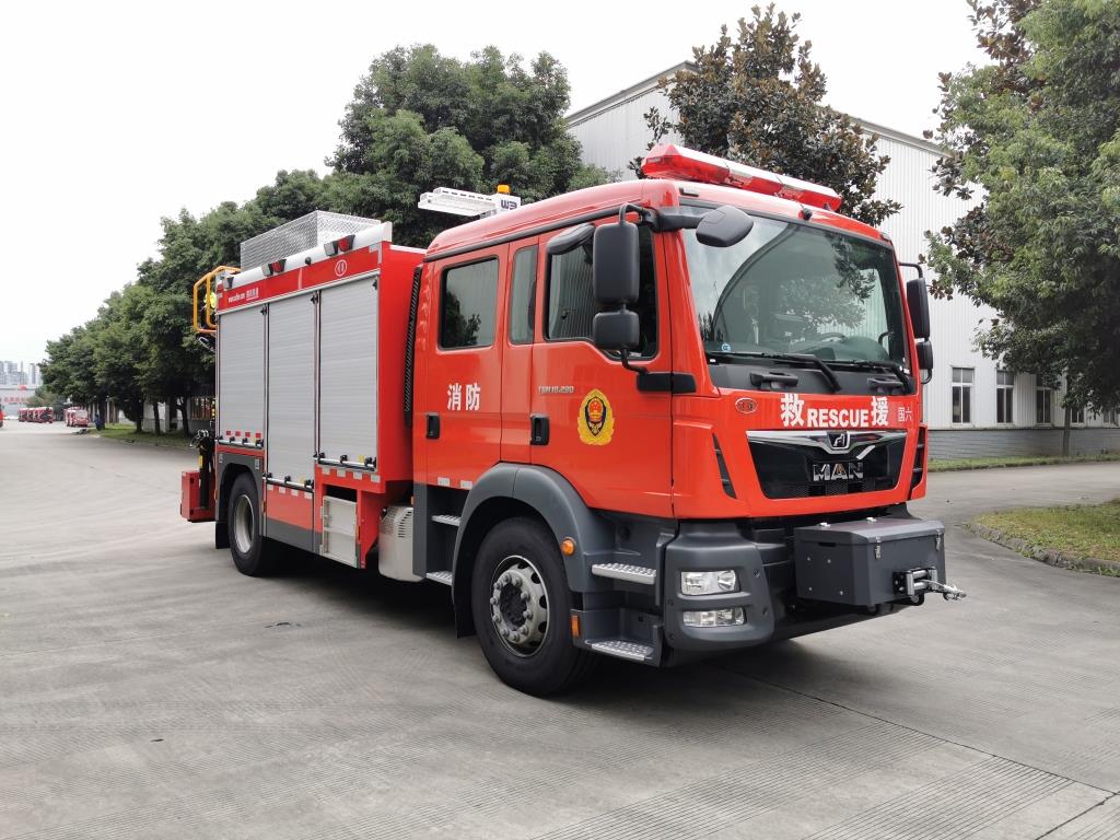 SXF5132TXFJY180型抢险救援消防车图片