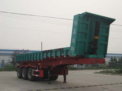 杨嘉牌10.5米32吨3轴自卸半挂车(LHL9402ZZX)
