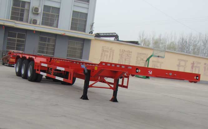 远东汽车牌13米35.2吨3轴集装箱运输半挂车(YDA9403TJZ)