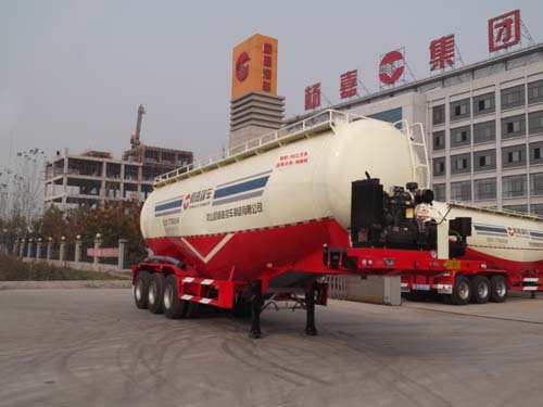 杨嘉牌11.1米31吨3轴低密度粉粒物料运输半挂车(LHL9408GFLA)