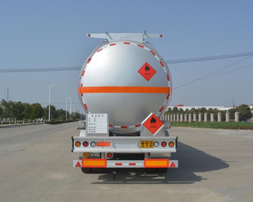 欧曼牌HFV9400GRYA铝合金易燃液体罐式运输半挂车公告图片