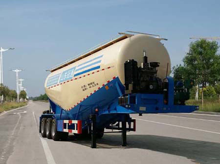 山通牌10.8米31.8吨3轴中密度粉粒物料运输半挂车(SGT9400GFL)