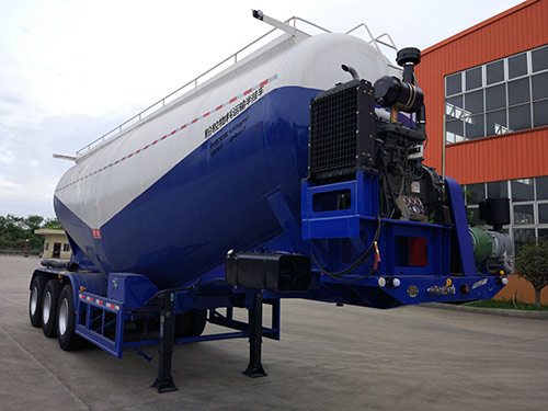 明威牌11.2米29.8吨3轴低密度粉粒物料运输半挂车(NHG9409GFL)