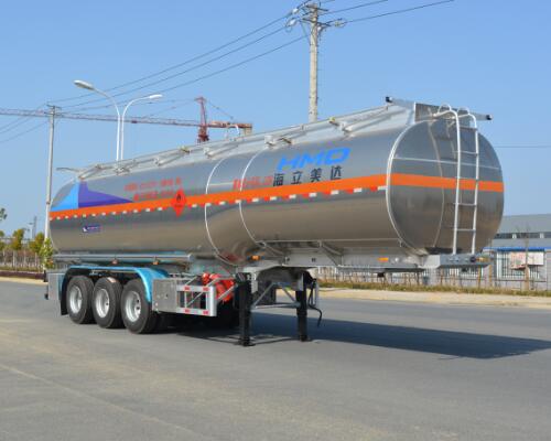 欧曼牌12.2米33.7吨3轴铝合金运油半挂车(HFV9406GYYA)