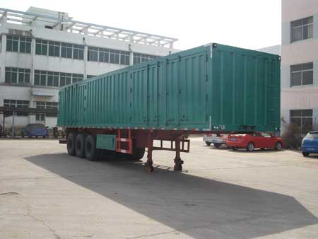 吉鲁恒驰牌11.5米34吨3轴厢式运输半挂车(PG9403XXY)