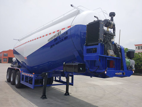 明威牌10.3米32.3吨3轴中密度粉粒物料运输半挂车(NHG9400GFLQ)