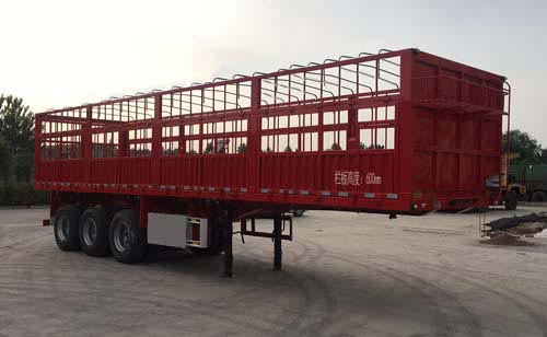 聊工牌HTL9402CCY仓栅式运输半挂车图片