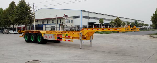 中基华烁牌13米34.7吨3轴集装箱运输半挂车(XHS9402TJZE)