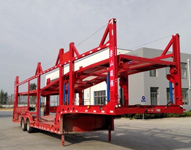 同强牌13.8米14.4吨2轴车辆运输半挂车(LJL9220TCL)