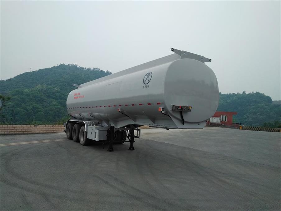 海福龙牌10.9米34吨3轴铝合金食用油运输半挂车(PC9405GSY1)