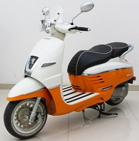 标致牌QP150T-2C两轮摩托车图片