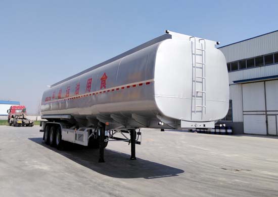 华梁天鸿牌13米30.5吨3轴食用油运输半挂车(LJN9400GSY)