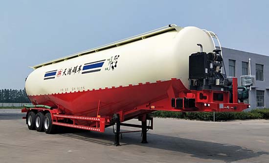 华梁天鸿牌13.8米27.4吨3轴低密度粉粒物料运输半挂车(LJN9406GFL)