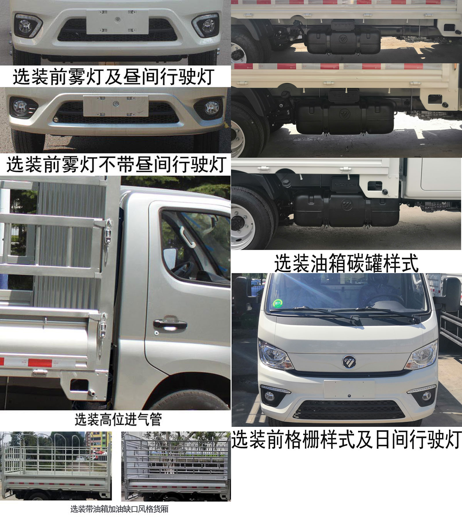 福田牌BJ5032CCY3JV5-03仓栅式运输车公告图片