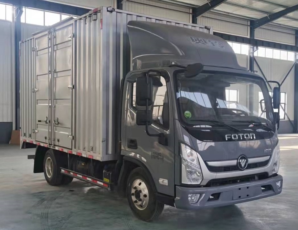 福田牌BJ5045XXY8JDA-AB1廂式運(yùn)輸車公告圖片