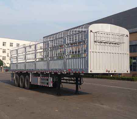 海福龙牌13米34.1吨3轴仓栅式运输半挂车(PC9401CCY3)