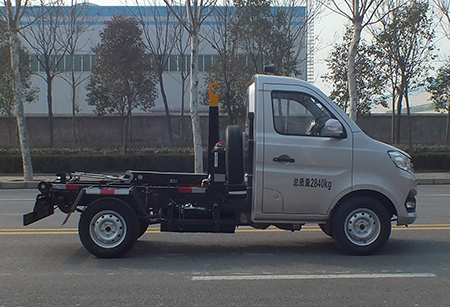 森源牌SMQ5032ZXXSCE6車廂可卸式垃圾車公告圖片