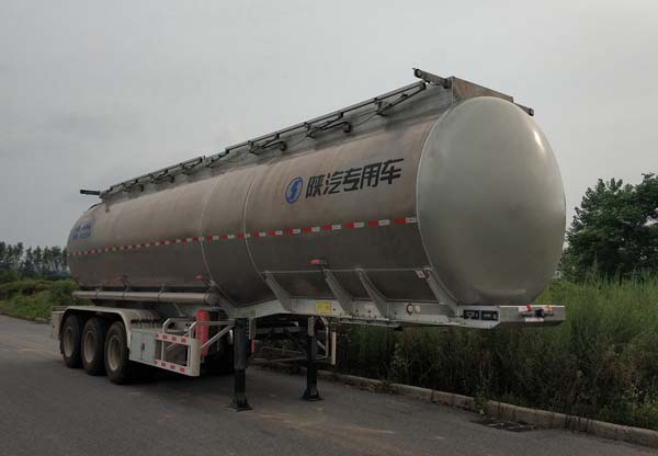 陕汽牌11.8米33.7吨3轴铝合金液态食品运输半挂车(SHN9400GYSP430)