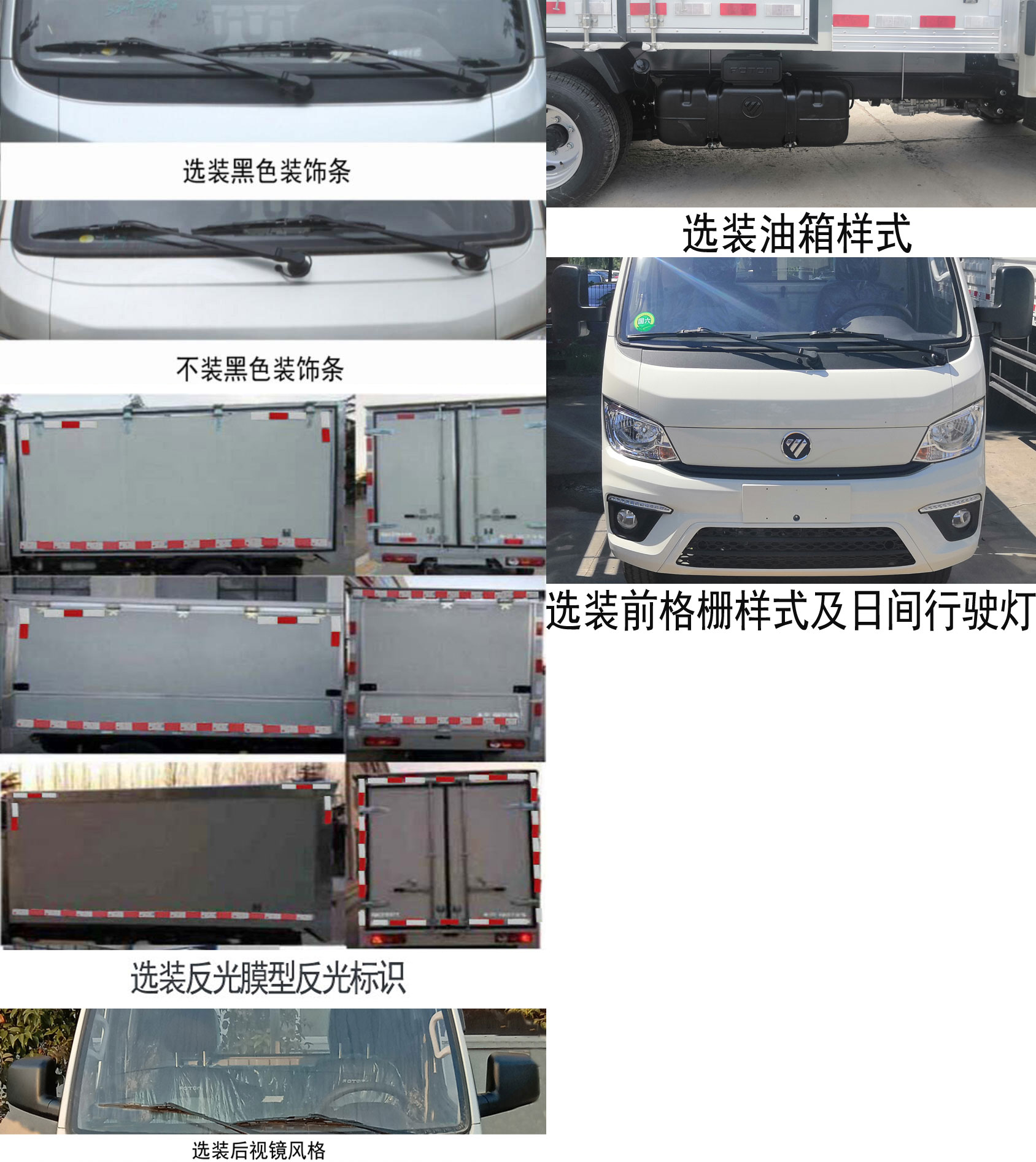 福田牌BJ5032XYK3JV5-03翼开启厢式车公告图片