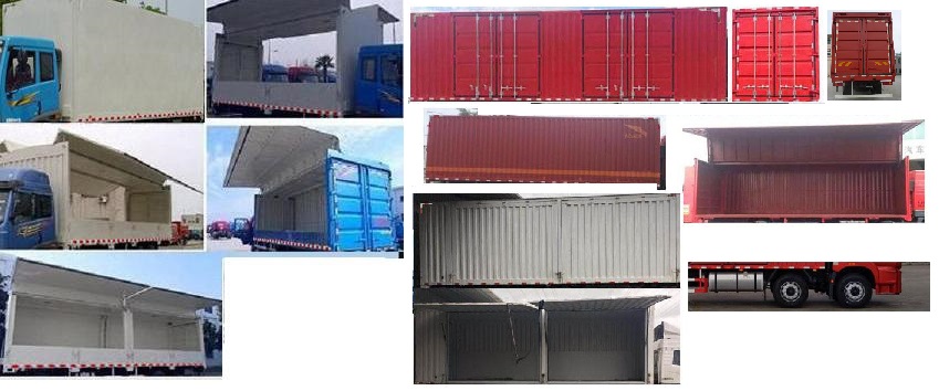 豪沃牌ZZ5257XYKN56CGF1翼開(kāi)啟廂式車公告圖片