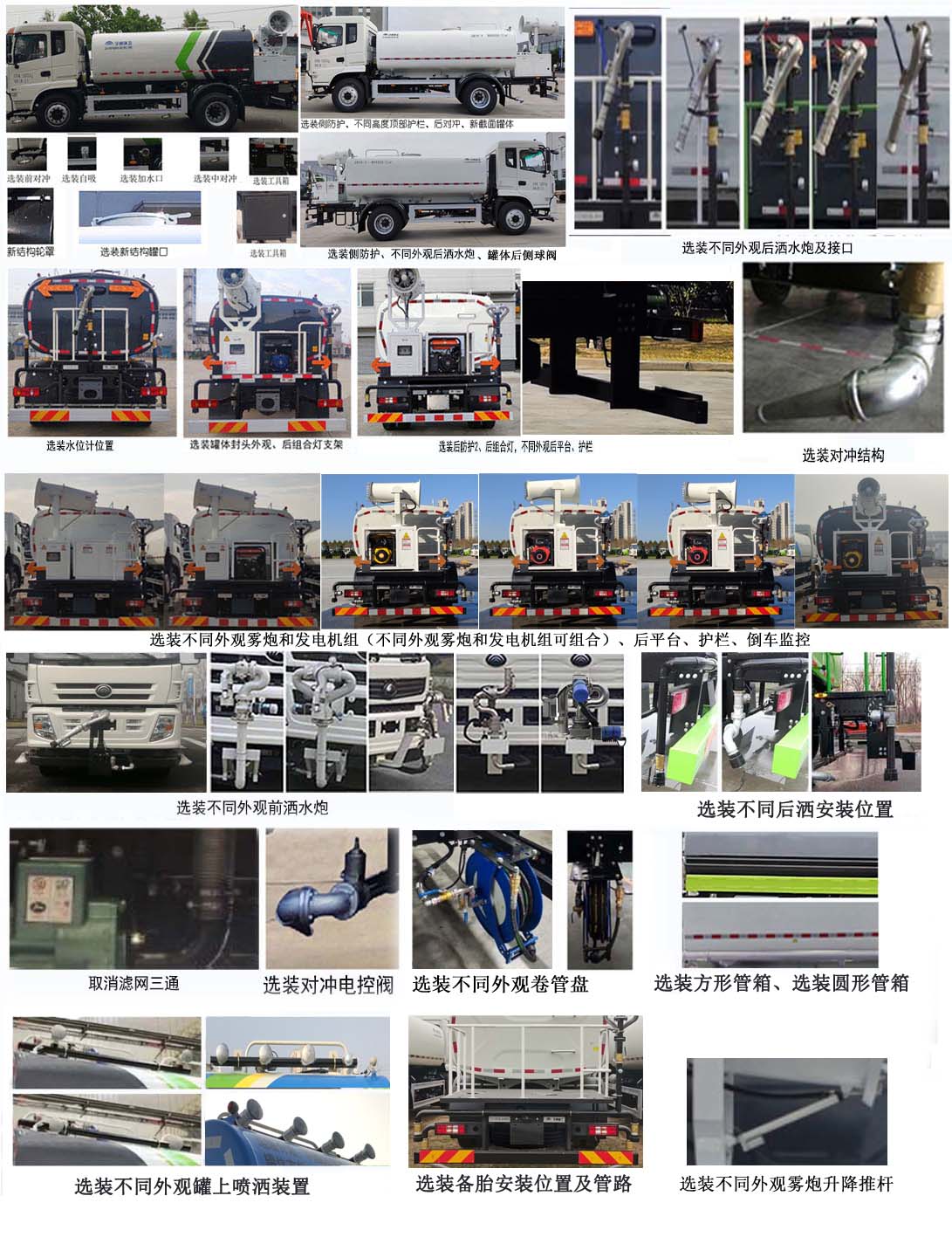 宇通牌YTZ5160GPST0D6绿化喷洒车公告图片