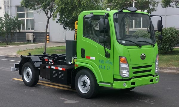 宇通牌YTZ5040ZXXD0BEV纯电动车厢可卸式垃圾车公告图片