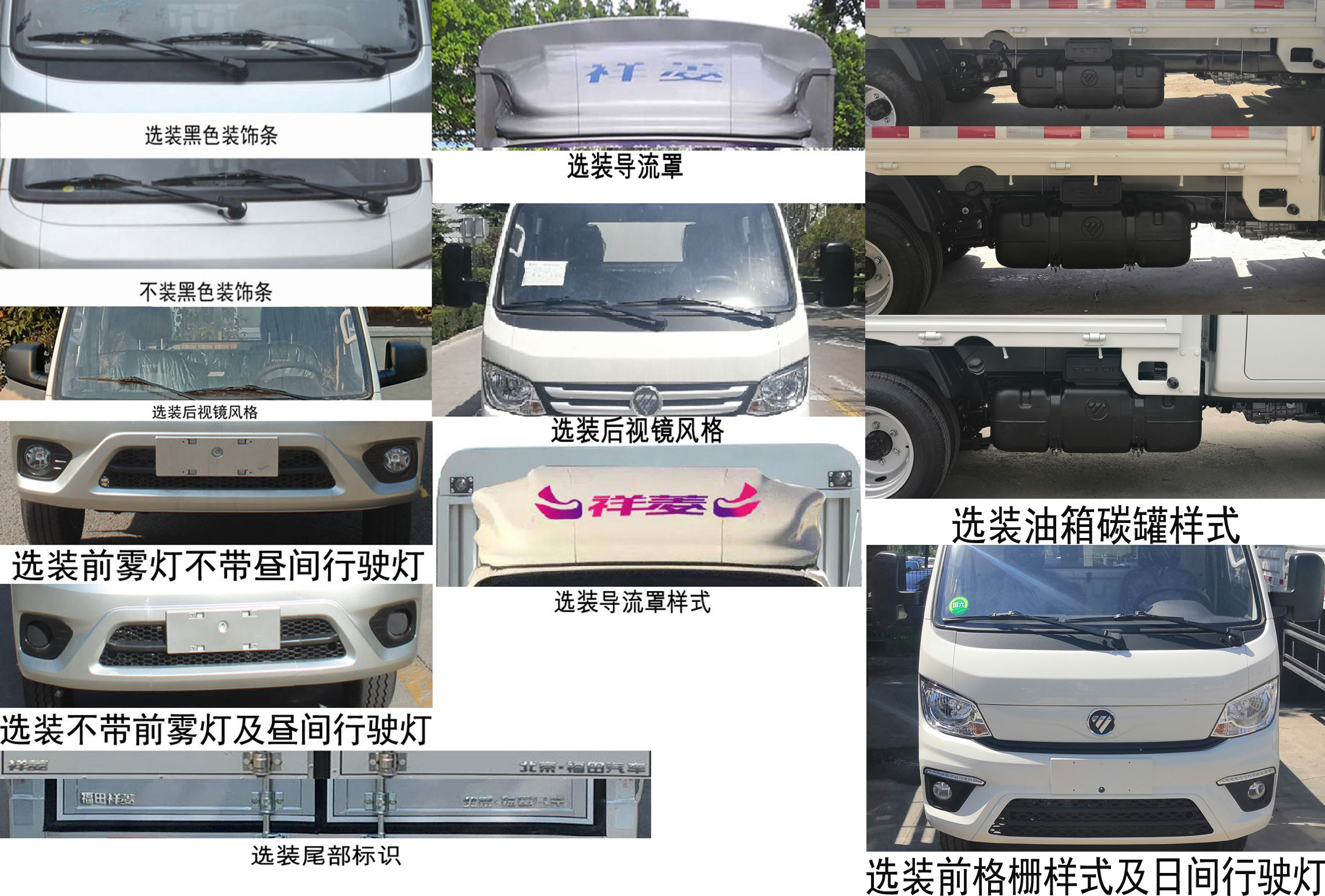 福田牌BJ5032CCY4AV5-01倉(cāng)柵式運(yùn)輸車公告圖片