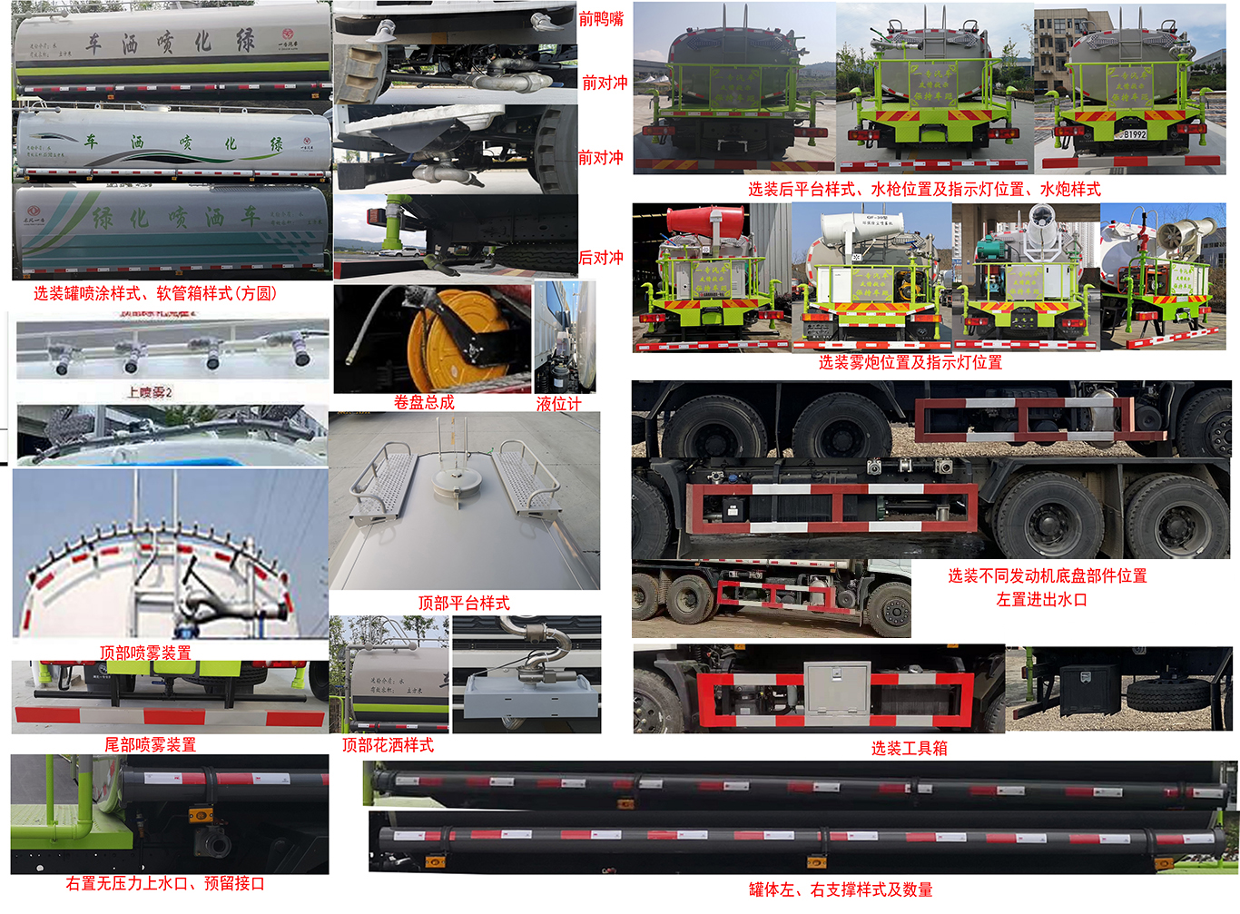 专致牌YZZ5250GPSEZ6绿化喷洒车公告图片