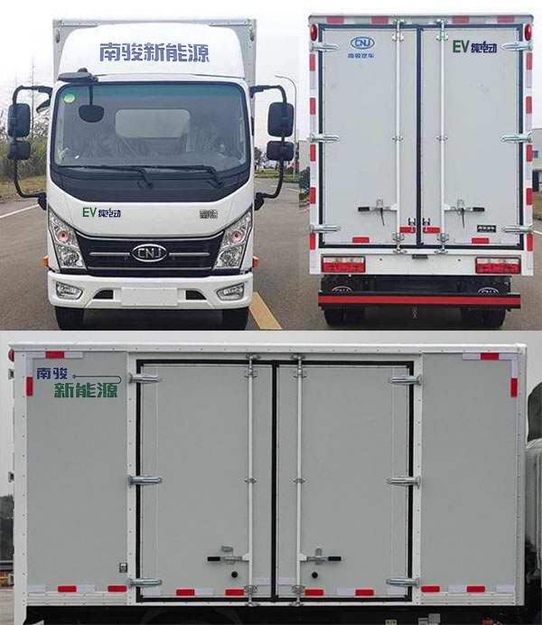 南駿牌NJA5040XXYEDF33BEV純電動(dòng)廂式運(yùn)輸車公告圖片