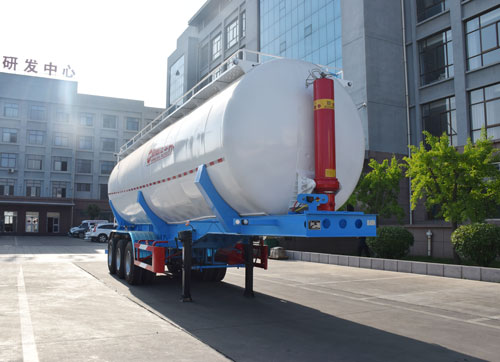 杨嘉牌11米31.4吨3轴中密度粉粒物料运输半挂车(LHL9401GFLZ)