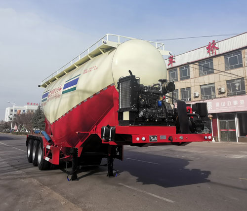 杨嘉牌10米32.5吨3轴中密度粉粒物料运输半挂车(LHL9403GFL3)