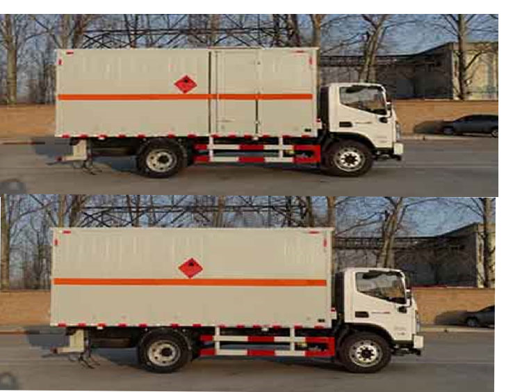 駝馬牌JLC5128XRQEL易燃氣體廂式運輸車公告圖片