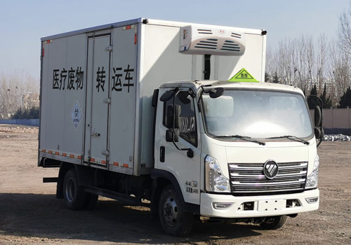 福田牌BJ5046XYY9JBA-01醫(yī)療廢物轉(zhuǎn)運車公告圖片