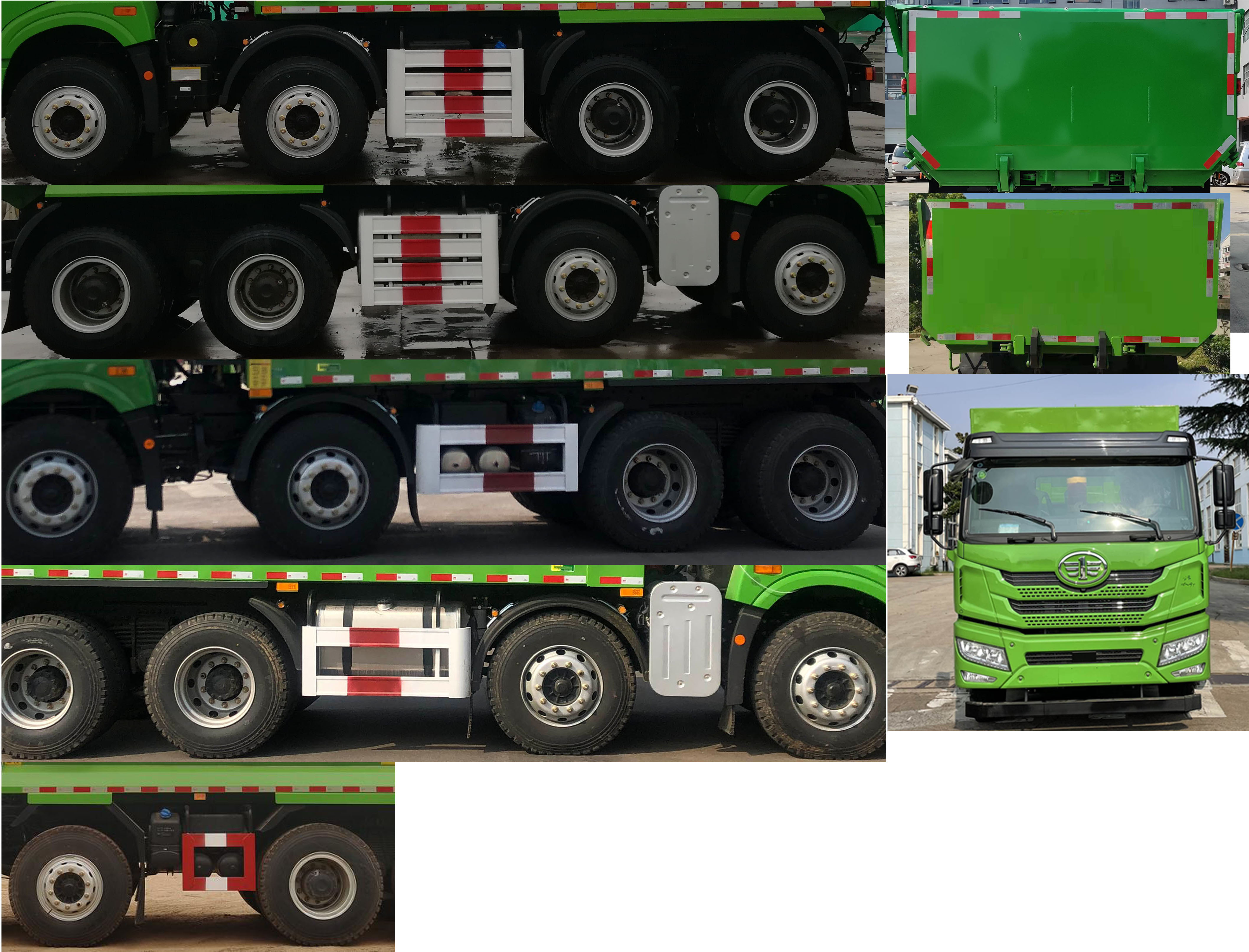 解放牌CA5310ZLJP1K15L1T4E6A80自卸式垃圾車公告圖片