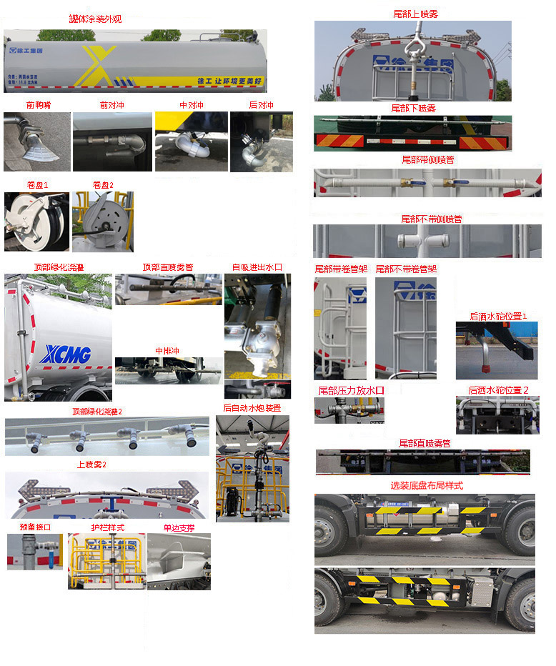 徐工牌DXA5250GPSZ6绿化喷洒车公告图片