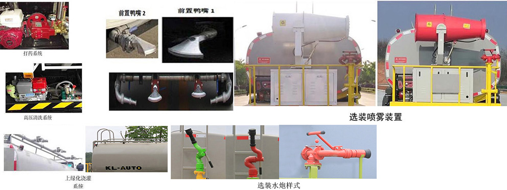 凱力風(fēng)牌KLF5250GPSD6綠化噴灑車公告圖片
