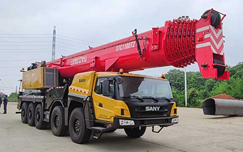三一牌SYM5554JQZ(STC1100T2)汽车起重机公告图片