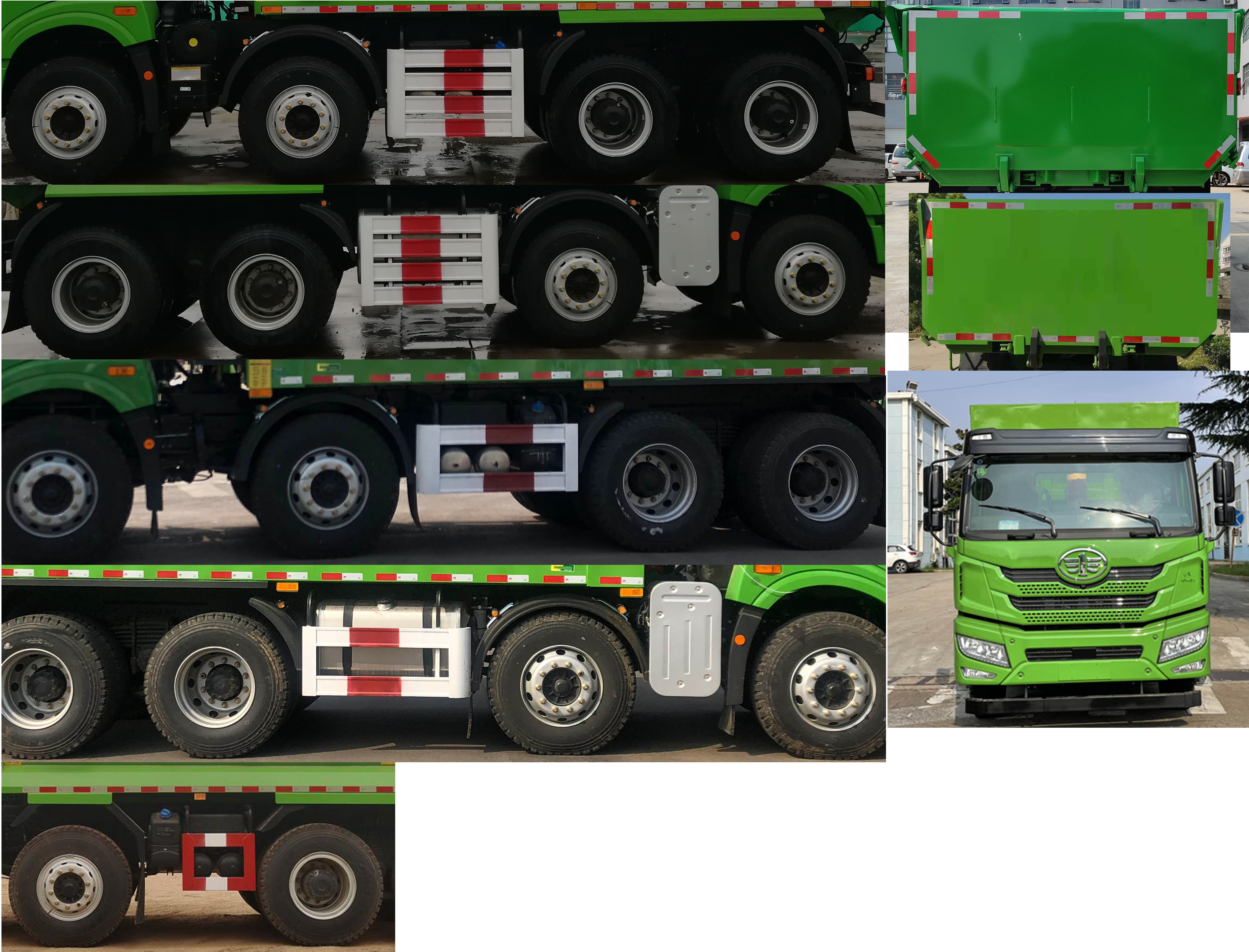 解放牌CA5311ZLJP1K15L2T4E6A80自卸式垃圾車公告圖片