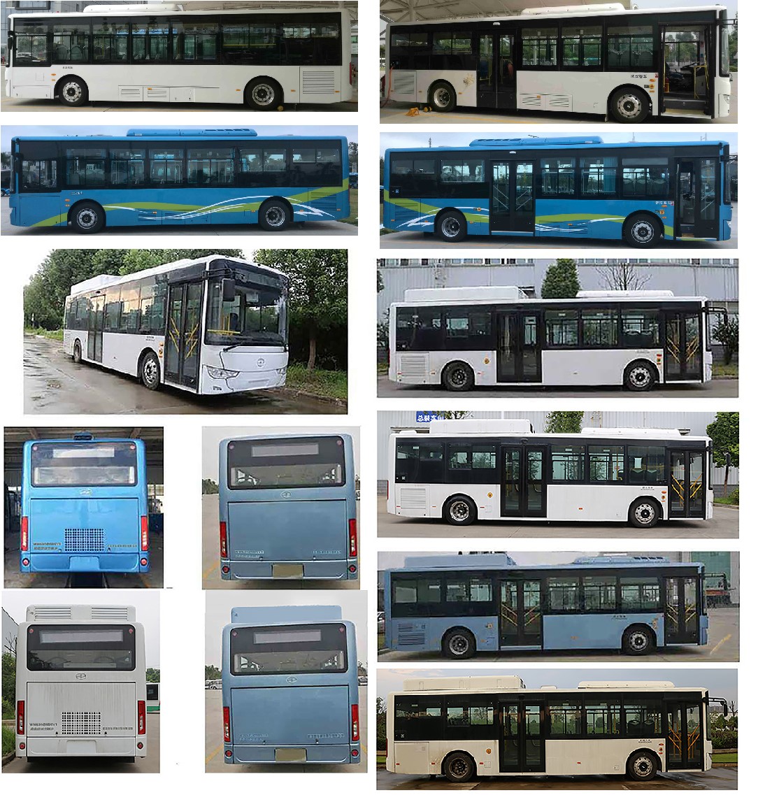 华中牌WH6102GBEV1纯电动城市客车公告图片