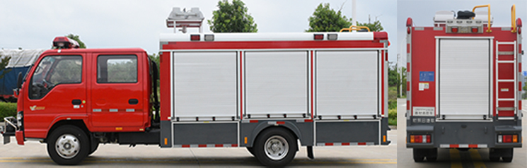 新东日牌YZR5060TXFQC60/Q6器材消防车公告图片