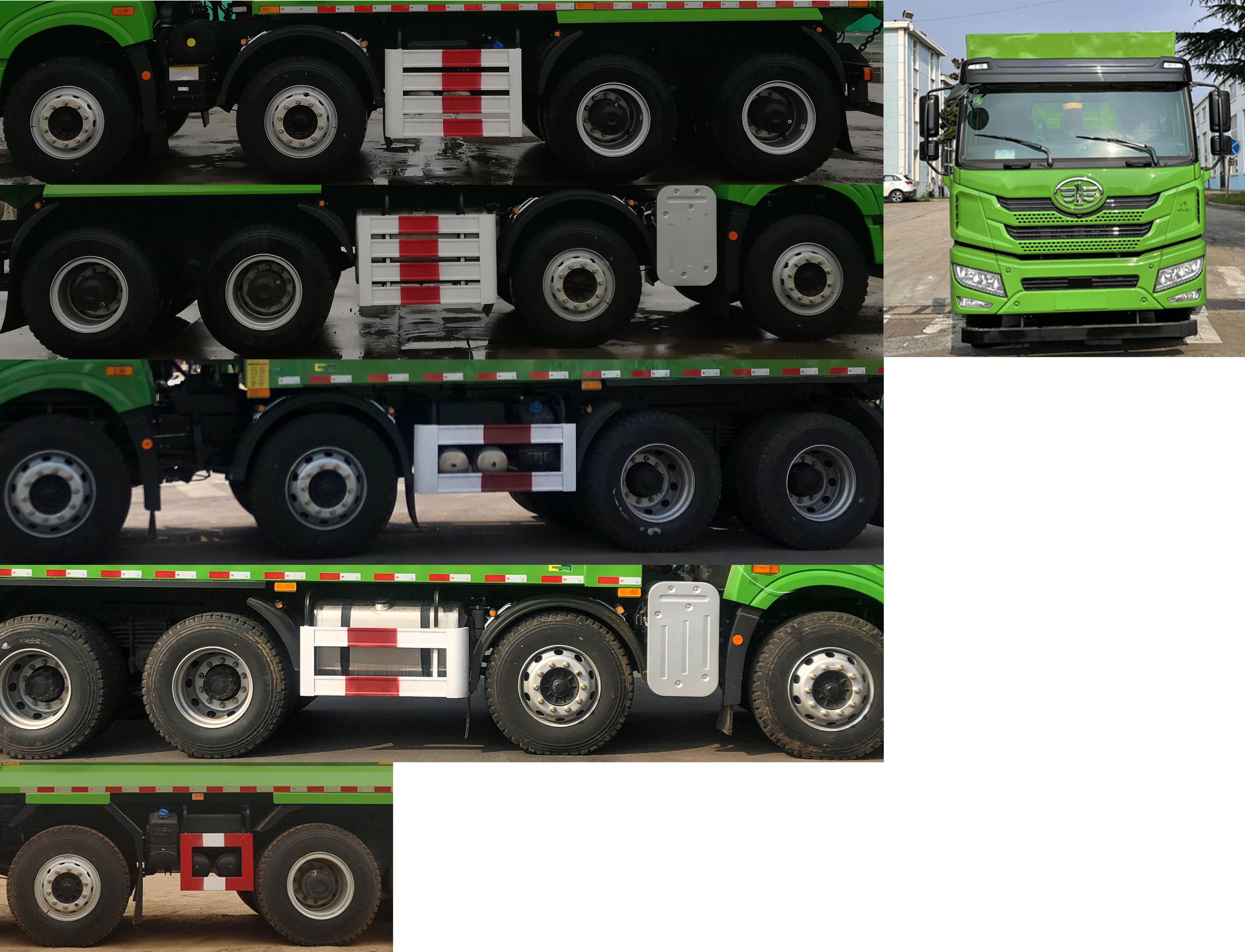 解放牌CA5311ZLJP1K15L1T4E6A80自卸式垃圾車(chē)公告圖片