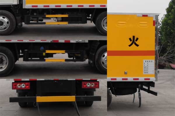 舜德牌SDS5042XQYBJ6爆破器材運輸車公告圖片