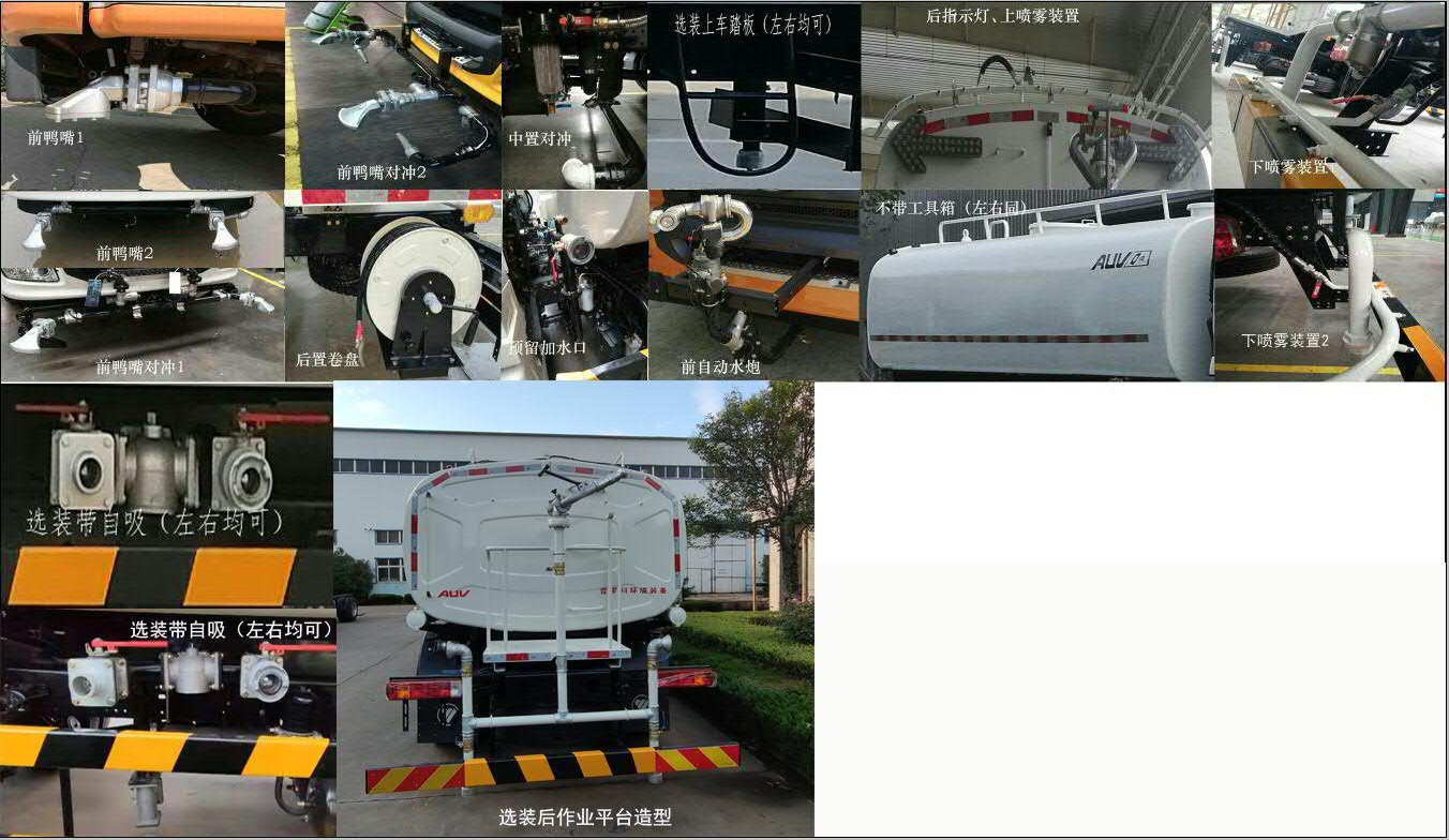 普羅科牌BJ5182GSSE6-P1灑水車公告圖片