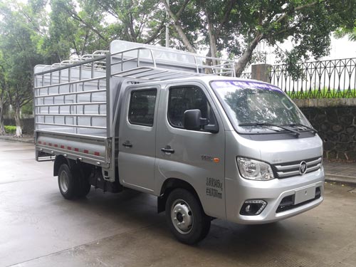 福田牌BJ5032CCY4AV6-09仓栅式运输车公告图片