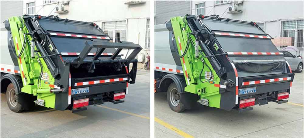 程力威牌CLW5041ZYS6壓縮式垃圾車公告圖片