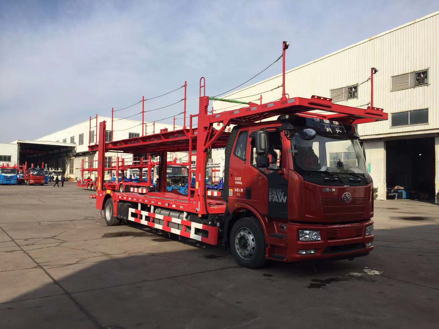 海鵬牌JHP5187TCL車輛運(yùn)輸車公告圖片