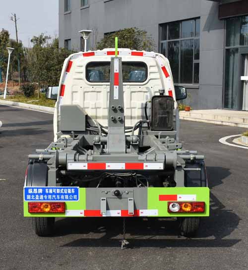 縱昂牌CLT5030ZXXBJ6車(chē)廂可卸式垃圾車(chē)公告圖片